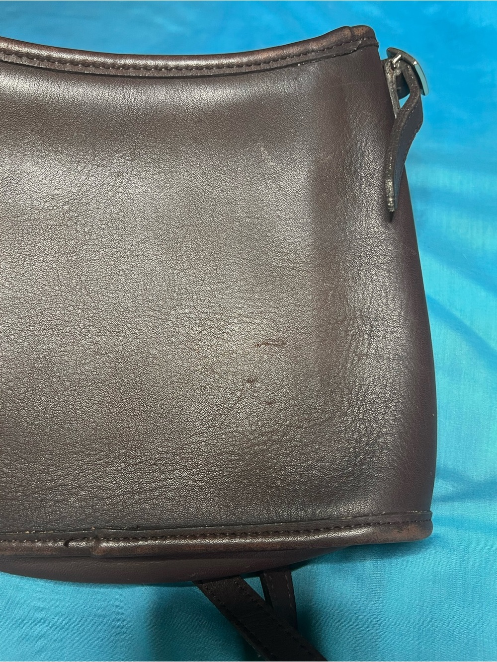 Coach Mambo Hobo 9062 Mahogany Leather Vintage 1999 USA Crossbody - Picture 8 of 16